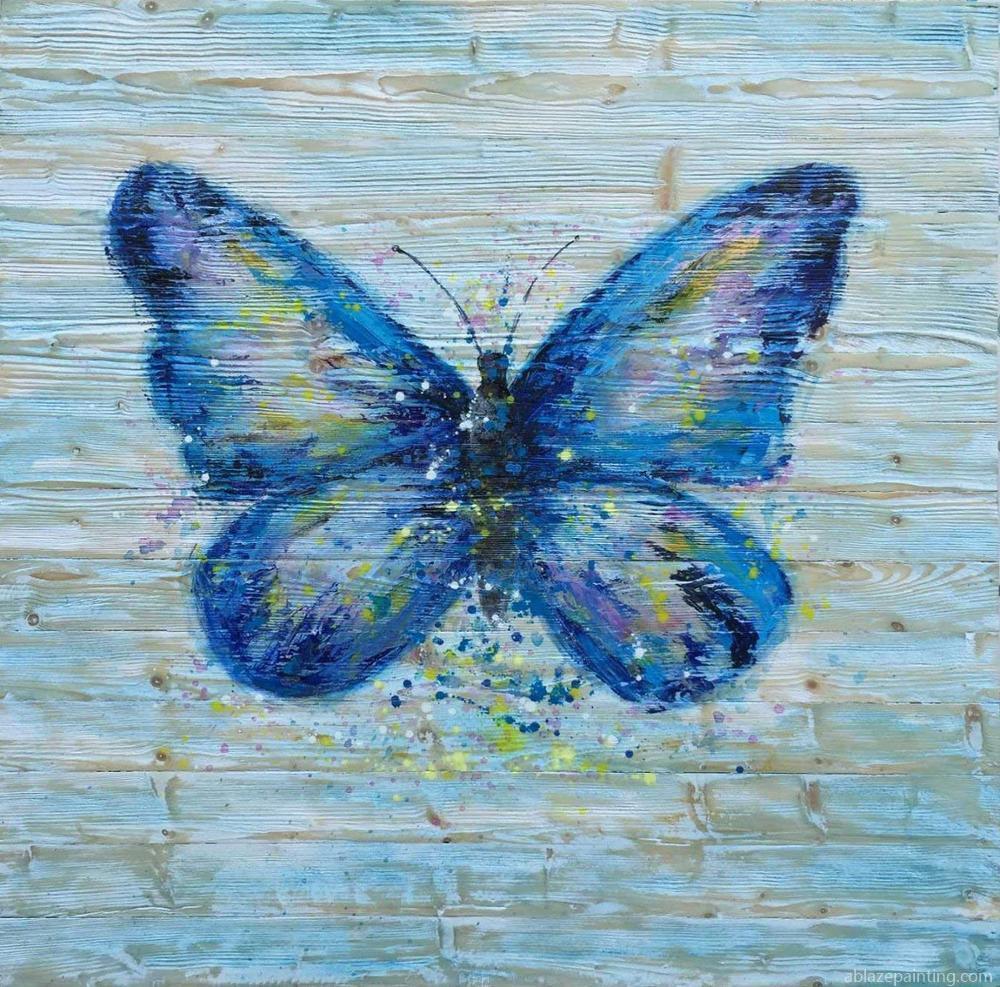 The Common Blue Butterfly Animals Paint By Numbers.jpg