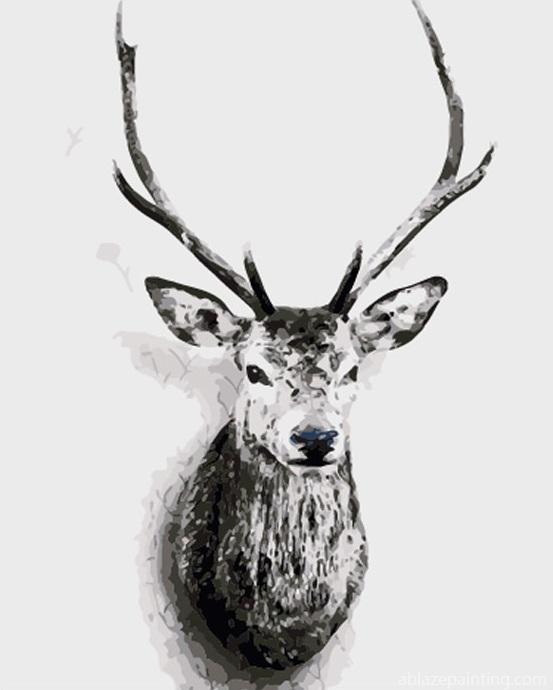 Deer Portrait Animals Paint By Numbers.jpg