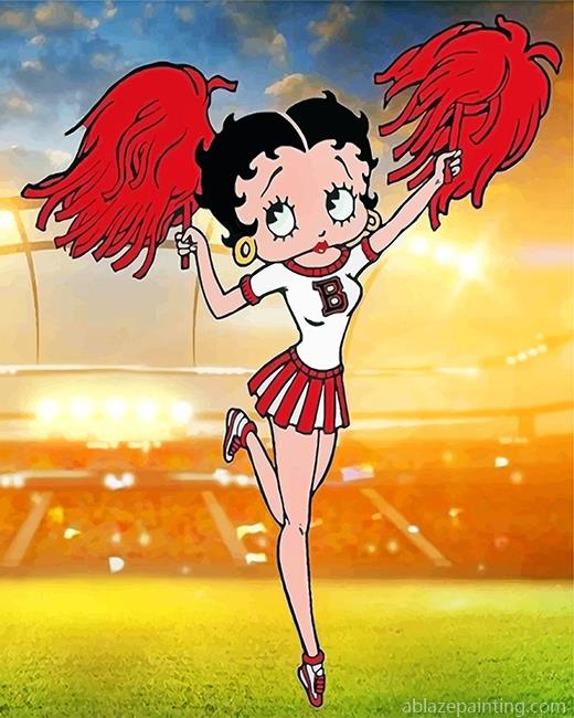 Cheerleader Betty Boop Paint By Numbers.jpg