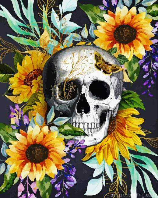 Skull Sunflower Paint By Numbers.jpg
