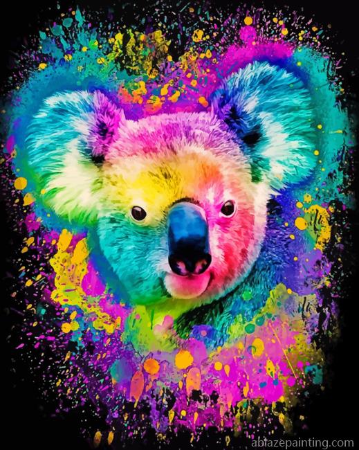 Colorful Koala Paint By Numbers.jpg