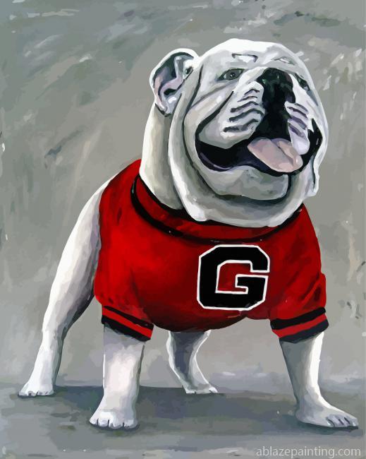 Georgia Bulldog Paint By Numbers.jpg
