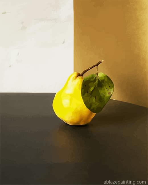 Yellow Pear Fruit New Paint By Numbers.jpg