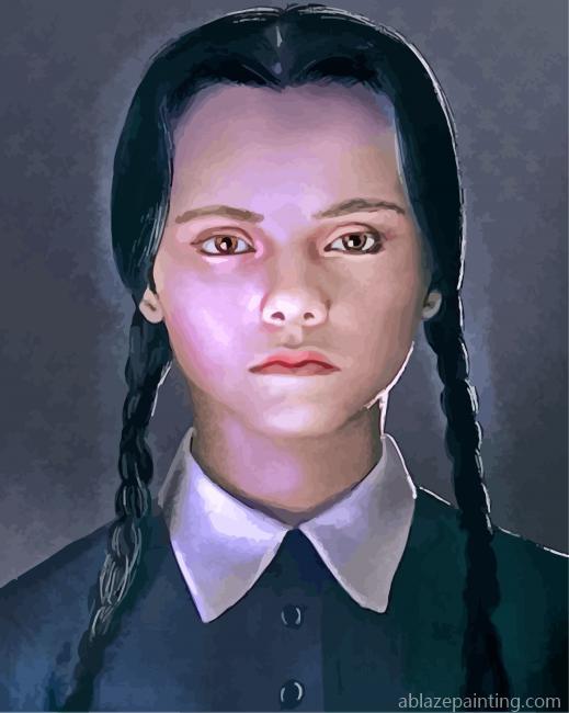 Wednesday Addams Girl Paint By Numbers.jpg