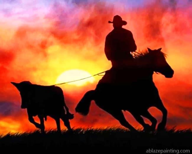 Aesthetic Cowboy Silhouette New Paint By Numbers.jpg