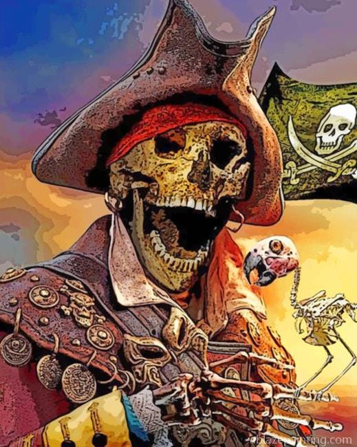 Pirate Skull Fantasy Paint By Numbers.jpg