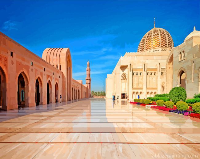 Sultan Qaboos Grand Mosque Oman Paint By Numbers.jpg