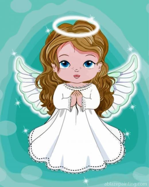 Adorable Angel Paint By Numbers.jpg