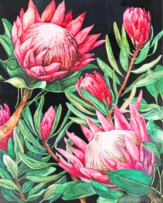 Pink Protea Paint By Numbers.jpg