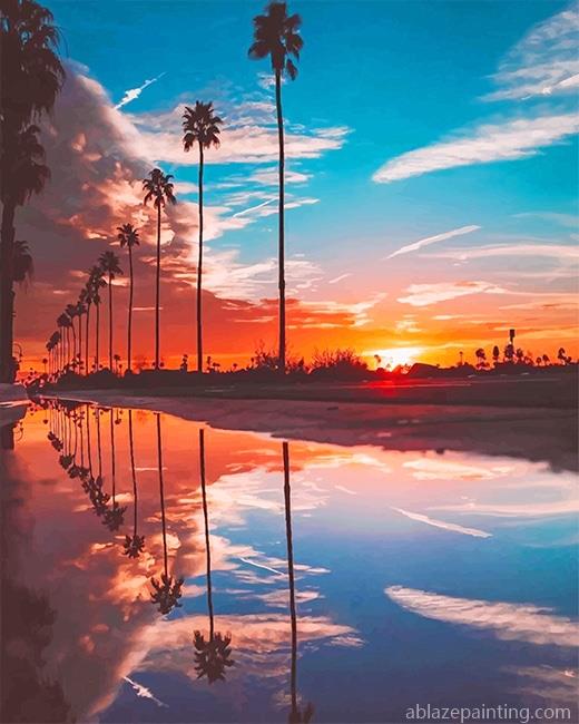 Beautiful Sunset Palm Spring New Paint By Numbers.jpg