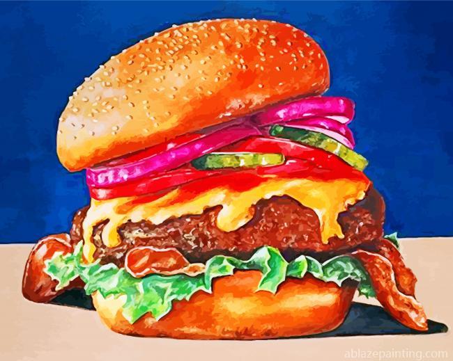 Hamburger Food Paint By Numbers.jpg