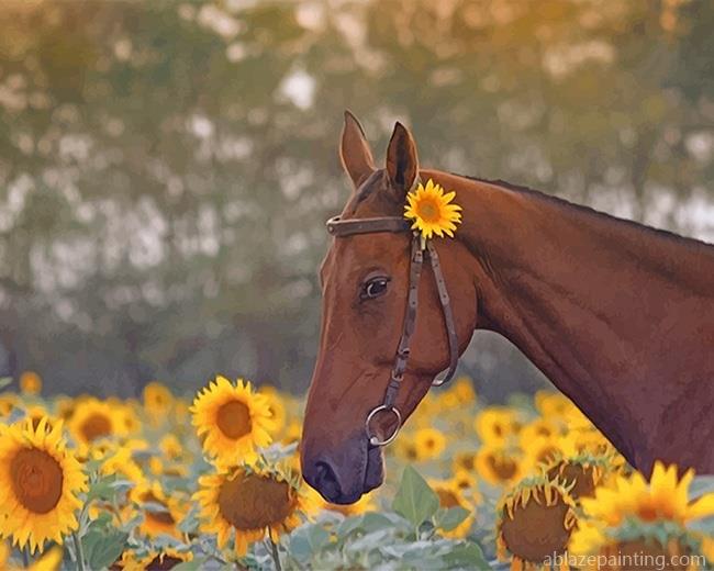 Beautiful Brown Horse New Paint By Numbers.jpg
