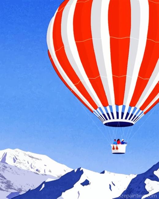 Flying Hot Air Balloon Illustration Paint By Numbers.jpg
