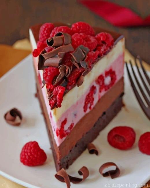 Chocolate Raspberry Mouse Cake Paint By Numbers.jpg