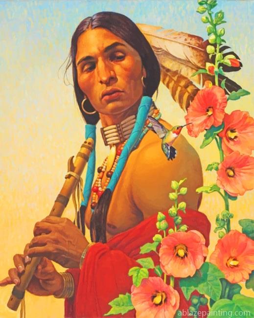 Native Man Art New Paint By Numbers.jpg