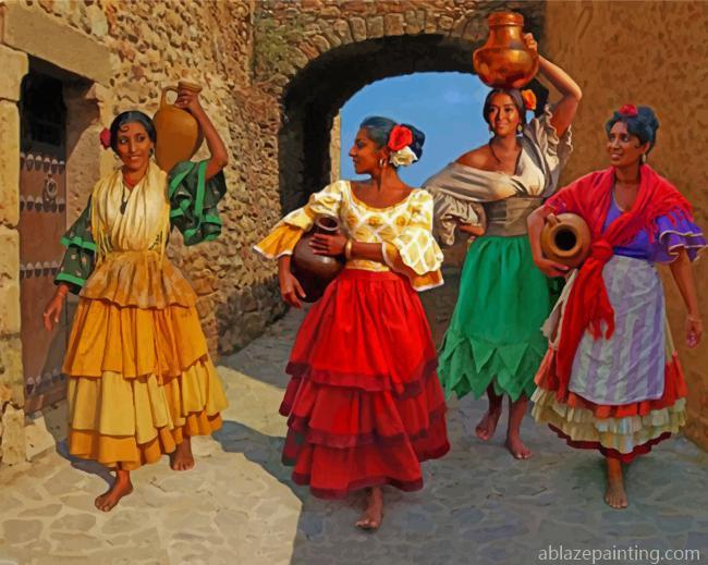 Gypsy Spanish Women Paint By Numbers.jpg