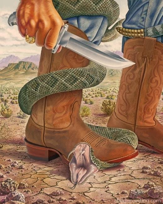 Stepping On A Snake New Paint By Numbers.jpg