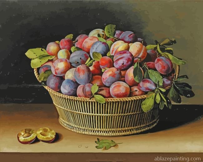 Plums Basket Still Life Paint By Numbers.jpg