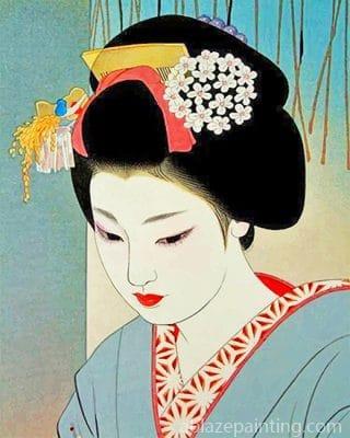 Japanese Beautiful Woman New Paint By Numbers.jpg