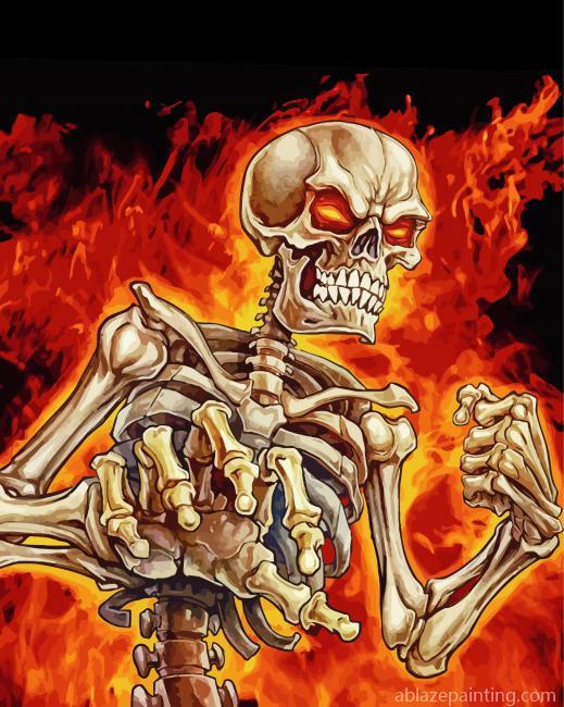 Skeleton On Fire Paint By Numbers.jpg