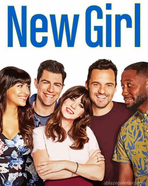 New Girl Illustration Paint By Numbers.jpg