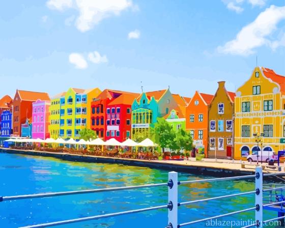 Colorful Houses In Curacao Paint By Numbers.jpg