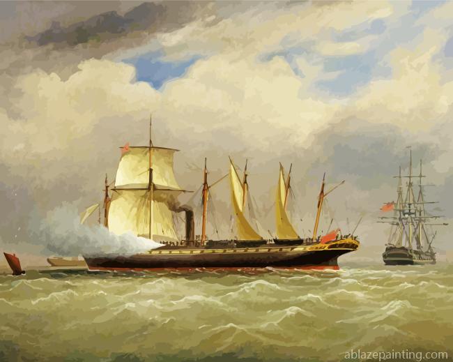 Vintage Ss Great Britain Paint By Numbers.jpg