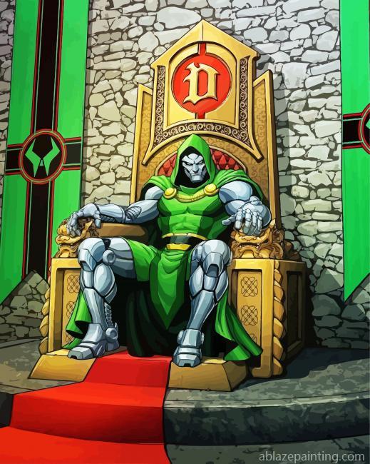 Dr Doom Iron Man Armored Paint By Numbers.jpg