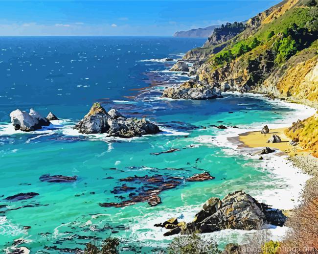 California Coastline Seascape Paint By Numbers.jpg
